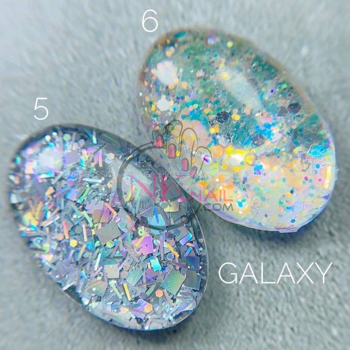 Гель Saga Galaxy glitter №06